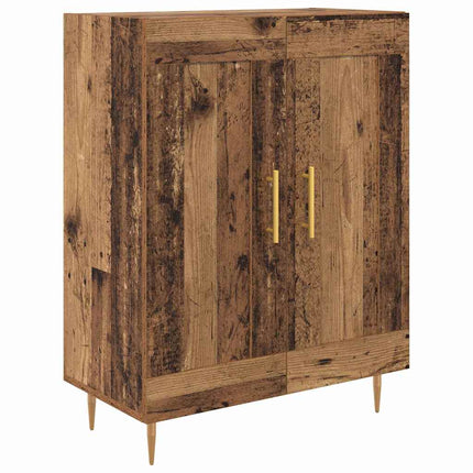 Skåp Gammalt trä 69,5 x 34 x 180 cm Konstruerat trä