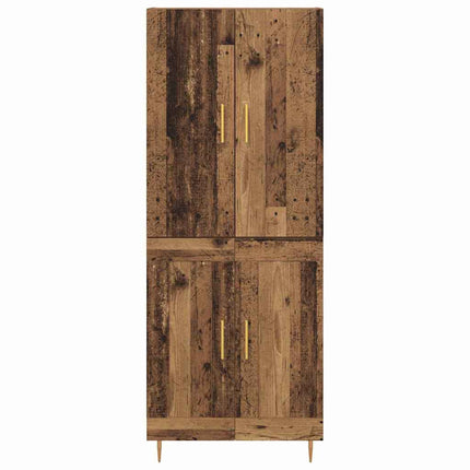 Skåp Gammalt trä 69,5 x 34 x 180 cm Konstruerat trä