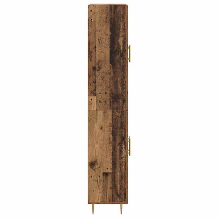 Skåp Gammalt trä 69,5 x 34 x 180 cm Konstruerat trä