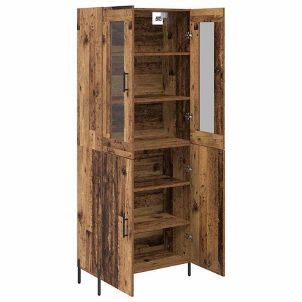 Skåp Gammalt trä 69,5 x 34 x 180 cm Konstruerat trä