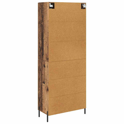 Skåp Gammalt trä 69,5 x 34 x 180 cm Konstruerat trä