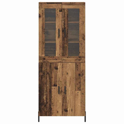 Skåp Gammalt trä 69,5 x 34 x 180 cm Konstruerat trä