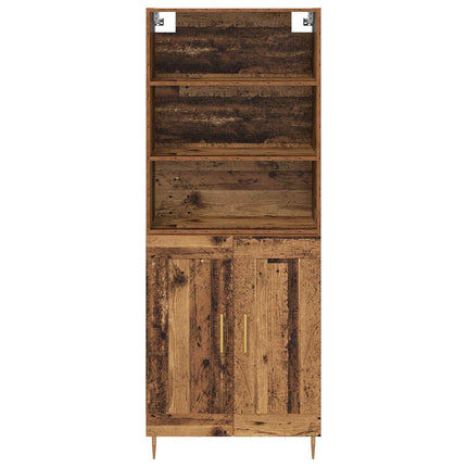 Skåp Gammalt trä 69,5 x 34 x 180 cm Konstruerat trä