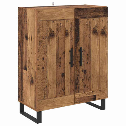Skåp 2 pcs Gammalt trä 69,5 x 34 x 180 cm