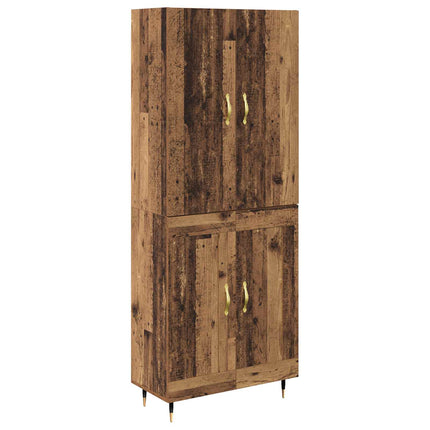 Skåp Gammalt trä 69,5 x 34 x 180 cm Konstruerat trä
