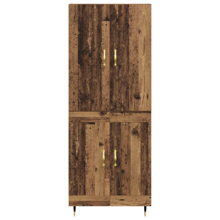 Skåp Gammalt trä 69,5 x 34 x 180 cm Konstruerat trä