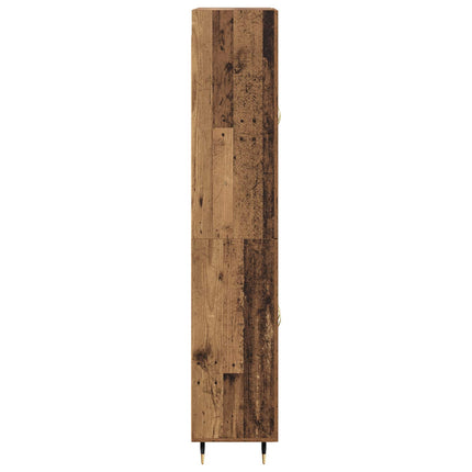 Skåp Gammalt trä 69,5 x 34 x 180 cm Konstruerat trä