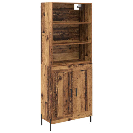 Skåp Gammalt trä 69,5 x 32,5 x 180 cm Konstruerat trä