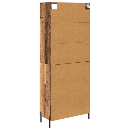 Skåp Gammalt trä 69,5 x 32,5 x 180 cm Konstruerat trä