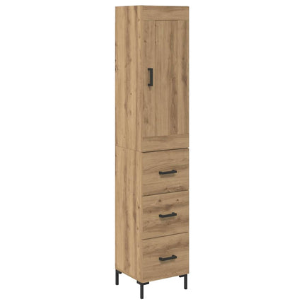 Skåp Artisan Ek 34,5 x 34 x 180 cm Konstruerat trä