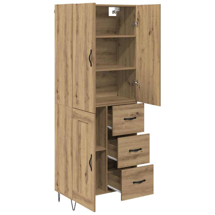 Skåp 2 pcs Artisan Ek 69,5 x 34 x 180 cm Konstruerat trä