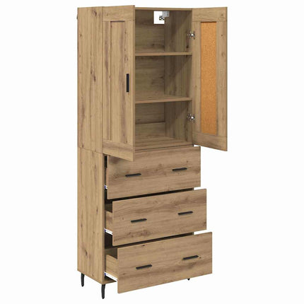 Skåp 2 pcs Artisan Ek 69,5 x 34 x 180 cm Konstruerat trä
