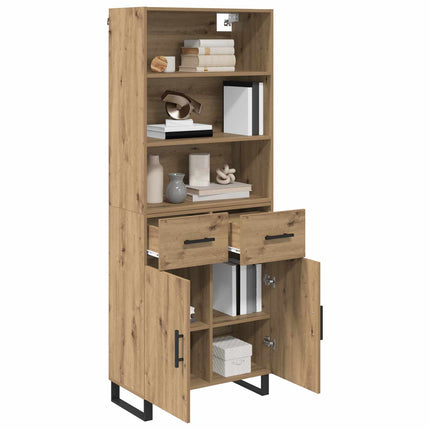 Skåp 2 pcs Artisan Ek 69,5 x 34 x 180 cm Konstruerat trä