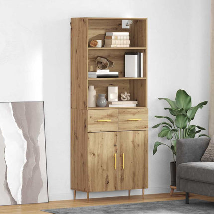 Skåp Artisan Ek 69,5 x 34 x 180 cm Konstruerat trä