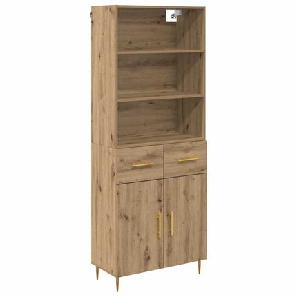 Skåp Artisan Ek 69,5 x 34 x 180 cm Konstruerat trä