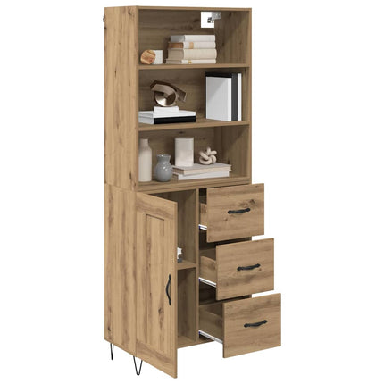 Skåp 2 pcs Artisan Ek 69,5 x 34 x 180 cm Konstruerat trä