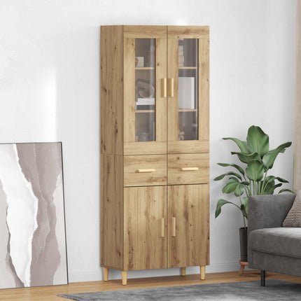 Skåp Artisan Ek 69,5 x 34 x 180 cm Konstruerat trä