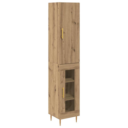 Skåp 2 pcs Artisan Ek 34,5 x 34 x 180 cm Konstruerat trä