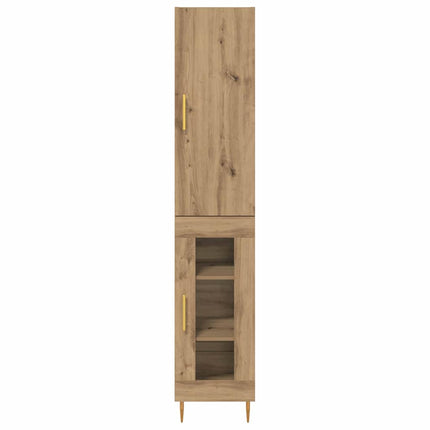 Skåp 2 pcs Artisan Ek 34,5 x 34 x 180 cm Konstruerat trä