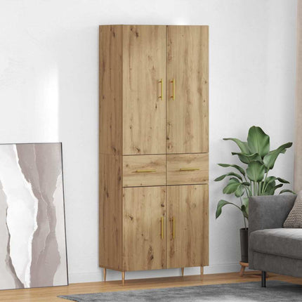 Skåp Artisan Ek 69,5 x 34 x 180 cm Konstruerat trä