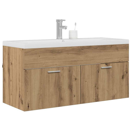 Badrumsskåp Artisan Ek 100 x 38,5 x 46 cm Konstruerat trä