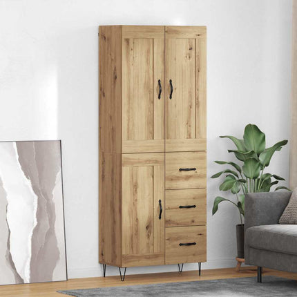 Skåp Artisan Ek 69,5 x 34 x 180 cm Konstruerat trä