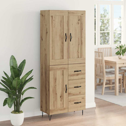 Skåp Artisan Ek 69,5 x 34 x 180 cm Konstruerat trä