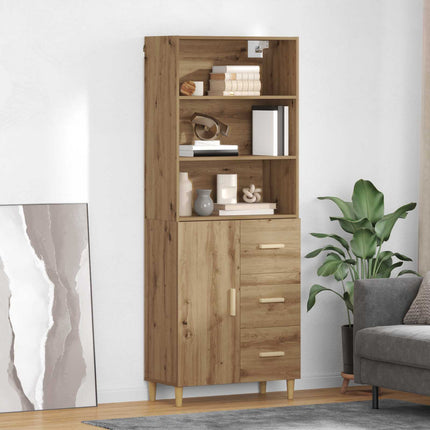 Skåp Artisan Ek 69,5 x 32,5 x 180 cm Konstruerat trä