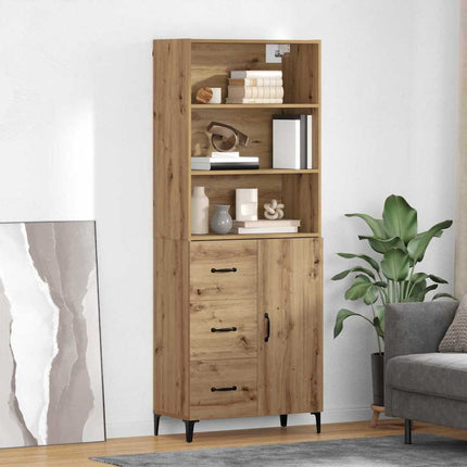 Skåp Artisan Ek 69,5 x 34 x 180 cm Konstruerat trä