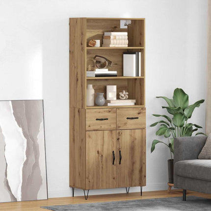Skåp 2 pcs Artisan Ek 69,5 x 34 x 180 cm Konstruerat trä