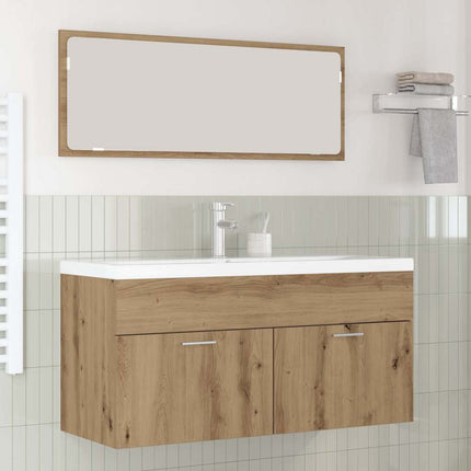 Badrumsskåp Artisan Ek 100 x 38,5 x 46 cm Konstruerat trä