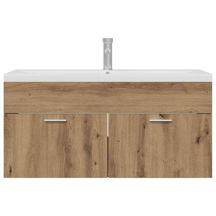 Badrumsskåp Artisan Ek 100 x 38,5 x 46 cm Konstruerat trä