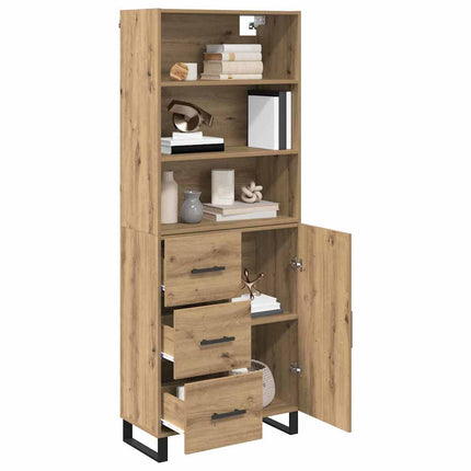 Skåp 2 pcs Artisan Ek 69,5 x 34 x 180 cm Konstruerat trä
