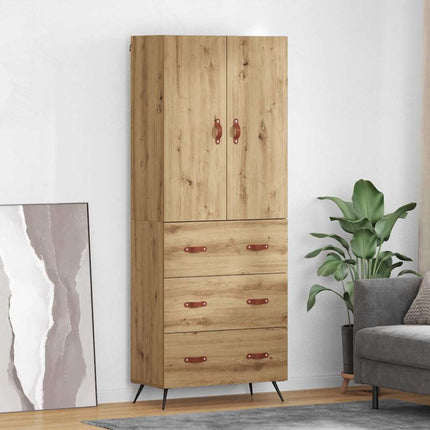 Skåp Artisan Ek 69,5 x 34 x 180 cm Konstruerat trä
