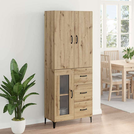 Skåp Artisan Ek 69,5 x 34 x 180 cm Konstruerat trä