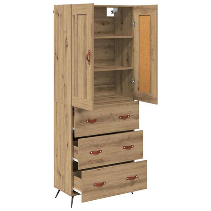 Skåp Artisan Ek 69,5 x 34 x 180 cm Konstruerat trä