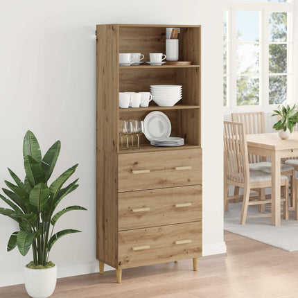 Skåp Artisan Ek 69,5 x 32,5 x 180 cm Konstruerat trä