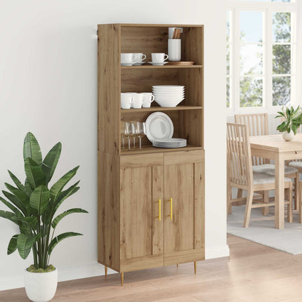 Skåp Artisan Ek 69,5 x 34 x 180 cm Konstruerat trä
