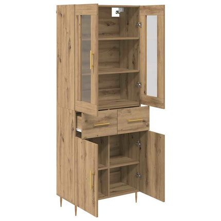 Skåp 2 pcs Artisan Ek 69,5 x 34 x 180 cm Konstruerat trä