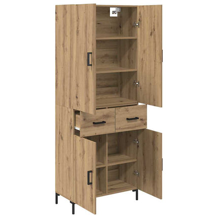 Skåp Artisan Ek 69,5 x 34 x 180 cm Konstruerat trä