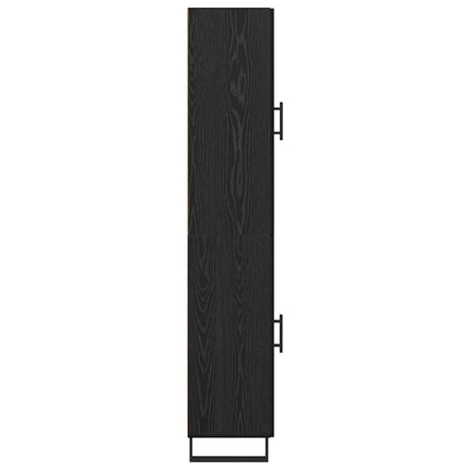 Skåp Svart Ek 34,5 x 34 x 180 cm Konstruerat trä