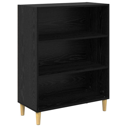 Skåp Svart Ek 69,5 x 32,5 x 180 cm Konstruerat trä