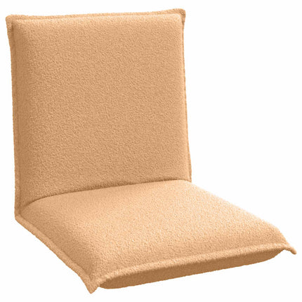 Justerbar golvstol Beige Sjöfåls tyg
