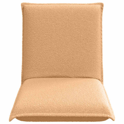 Justerbar golvstol Beige Sjöfåls tyg
