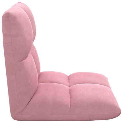 Justerbar golvstol Rosa Sammet