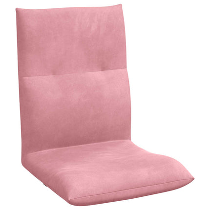 Justerbar golvstol Rosa Sammet