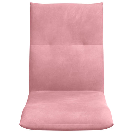 Justerbar golvstol Rosa Sammet