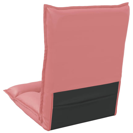 Justerbar golvstol Rosa Konstläder