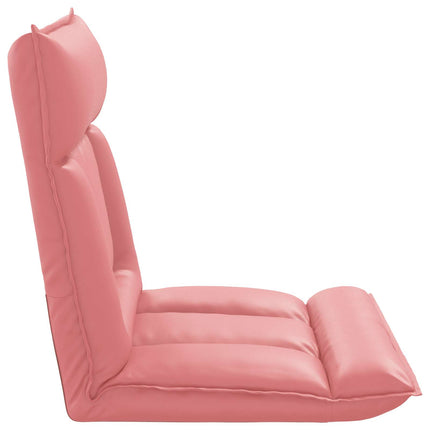 Justerbar golvstol Rosa Konstläder