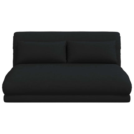 Justerbar golvstol Svart Tyg